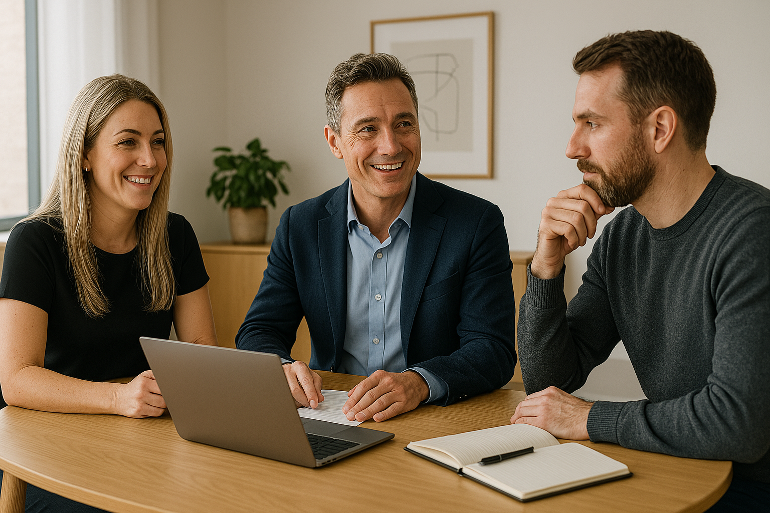 STRAETCH Team members in a meeting