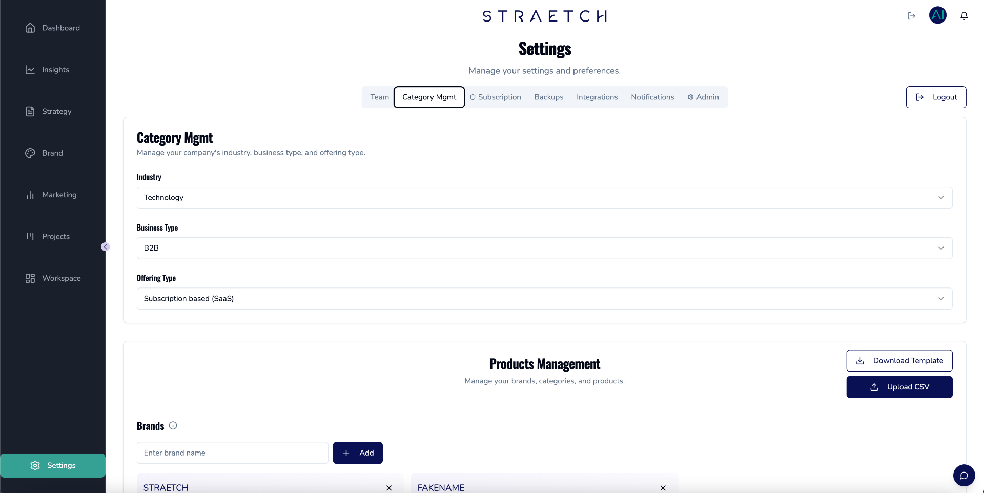 Centralized Product Hub